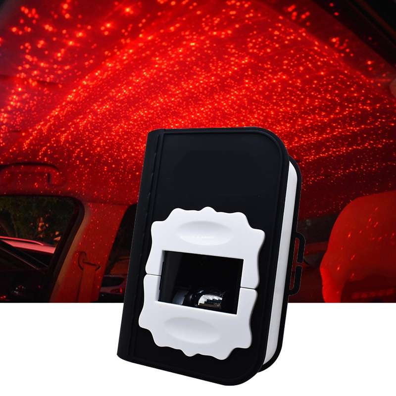 K2 Car Modified Armrest Box Streamer Atmosphere Light, Color: Red Light