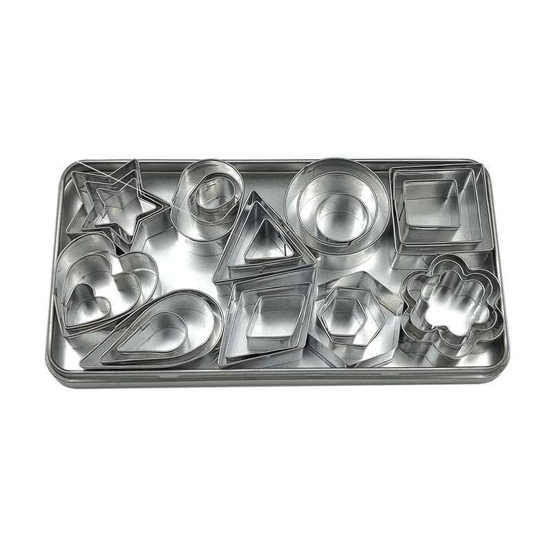 30 PCS / Set Stainless Steel Biscuit Mold