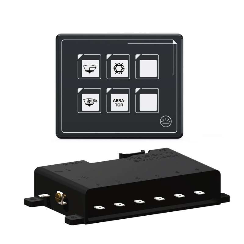 SP5106 RV Yacht Modified 5mm Film Touch 6-Bit Panel Switch