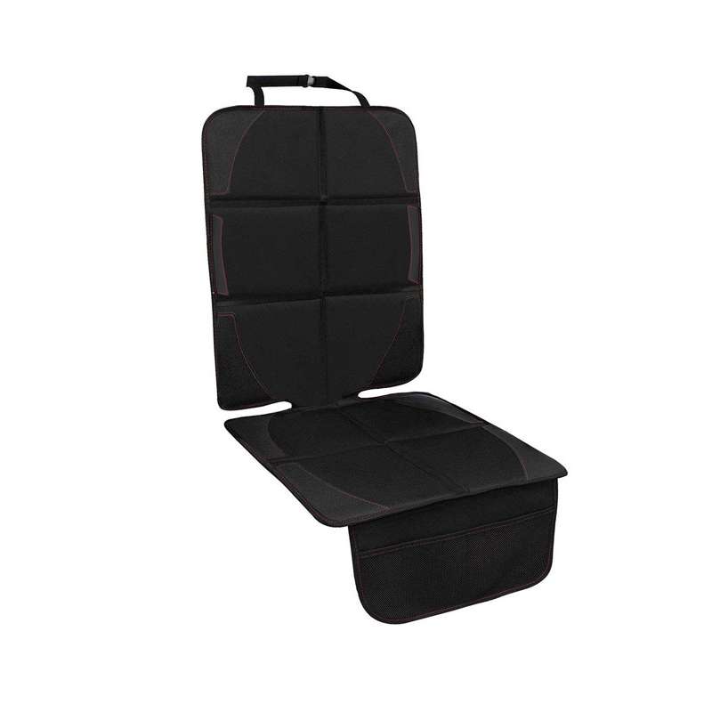 Car Child Safety Seat Anti-Slip Pad(Black Red Line)