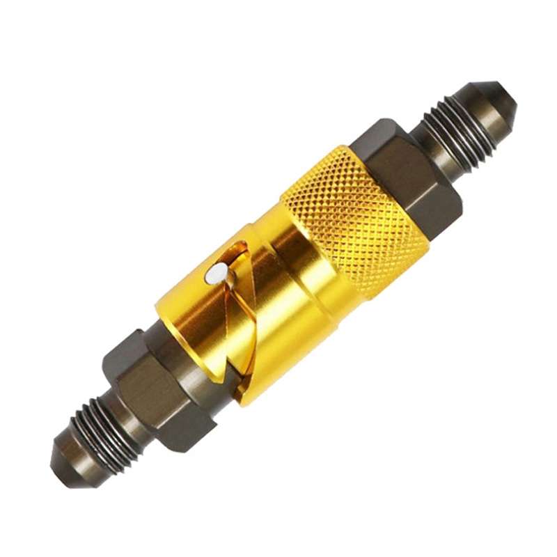 Motorcycle Universal Brake Hose Quick Release Joint(Gold)