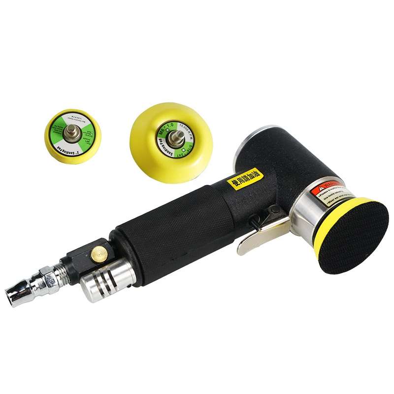 Pneumatic Polishing Machine Sandpaper Machine Car Waxing Machine(Red With 2 inch 3 inch Pallet)