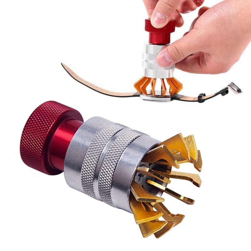 Bezel Opener Watch Gluer Acrylic Cover Watch Repair Tool(Red)