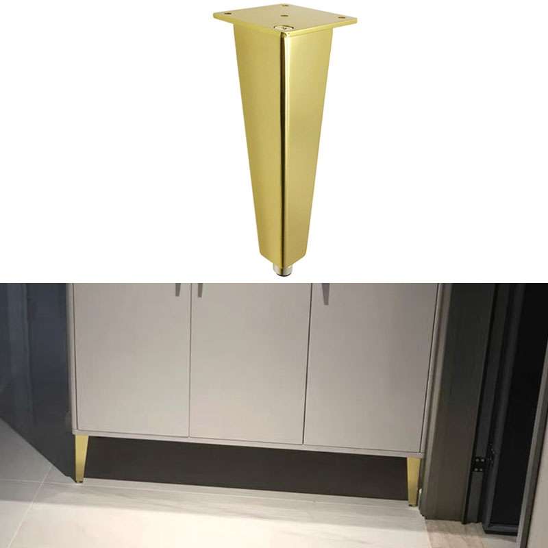 Adjustable All Aluminium Furniture Stand Legs, Height: 8cm(Black)