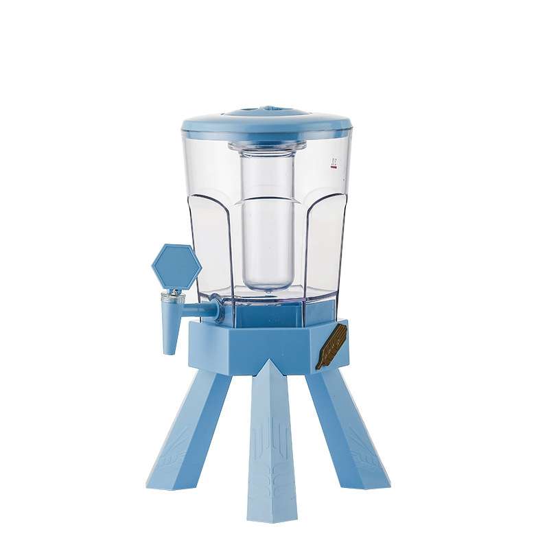 3L Wine Cannon Bar Beer Barrel With Faucet Coke Barrel Container( Green)