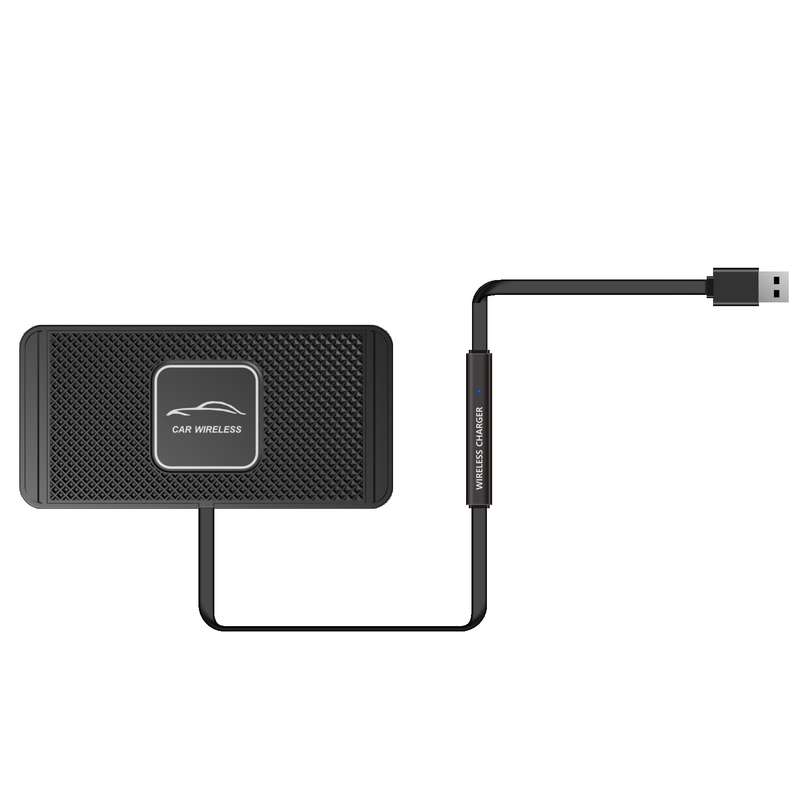 C1 30cm Short Cable 15W QI Car Wireless Charging Anti-Skid Pad