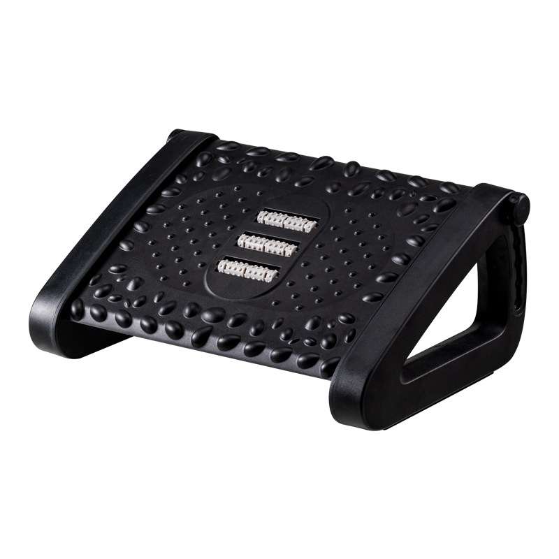 Office Computer Set Up Foot Stool Foot Massage Pedal(White)