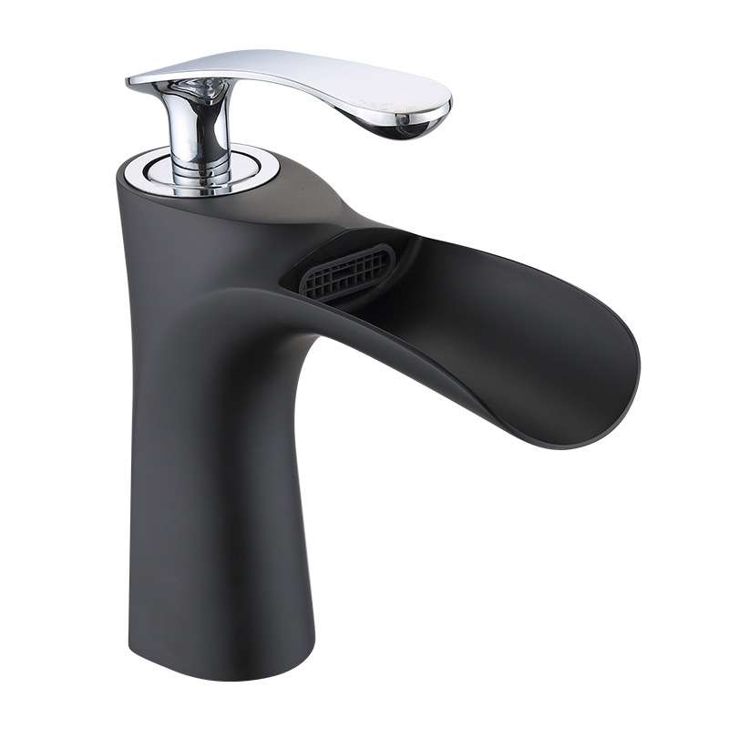 Washbasin All Copper Diamond Hot And Cold Water Faucet(Brushed)