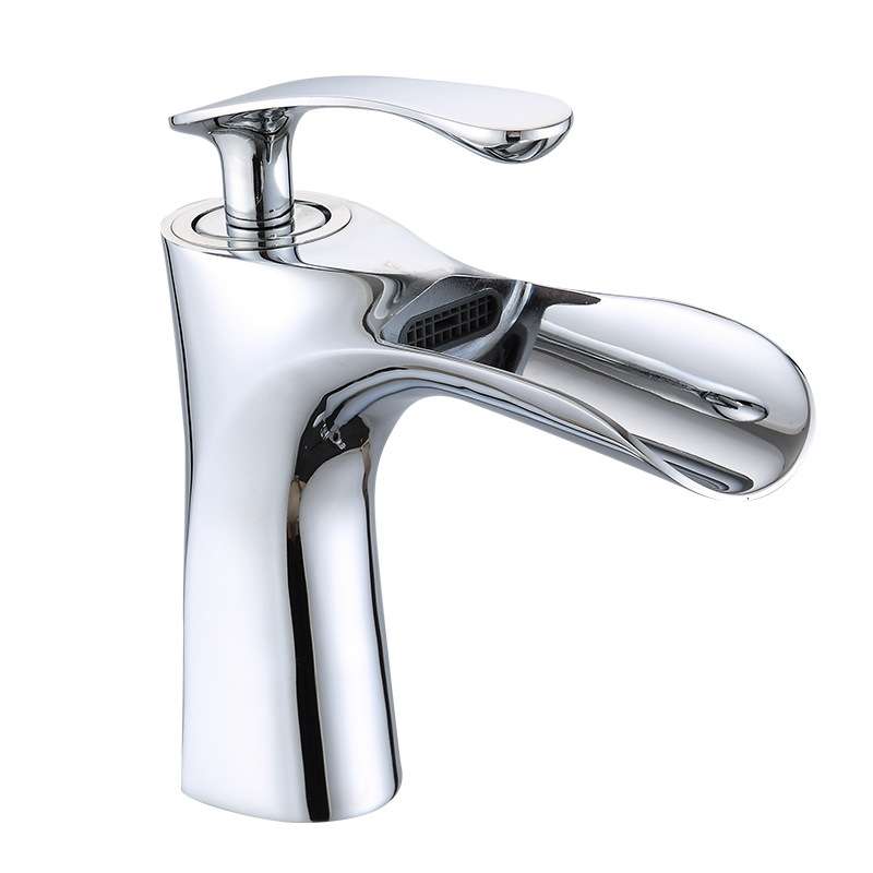 Washbasin All Copper Diamond Hot And Cold Water Faucet(Brushed)