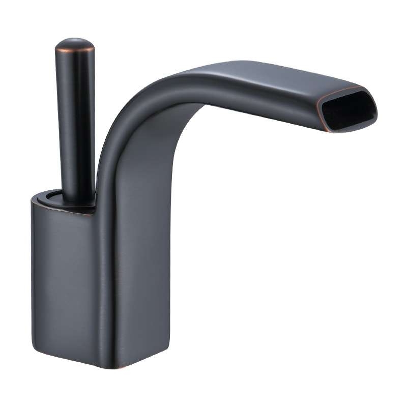 Bathroom All Copper Basin Hot And Cold Water Faucet, Specification: Black Ancient