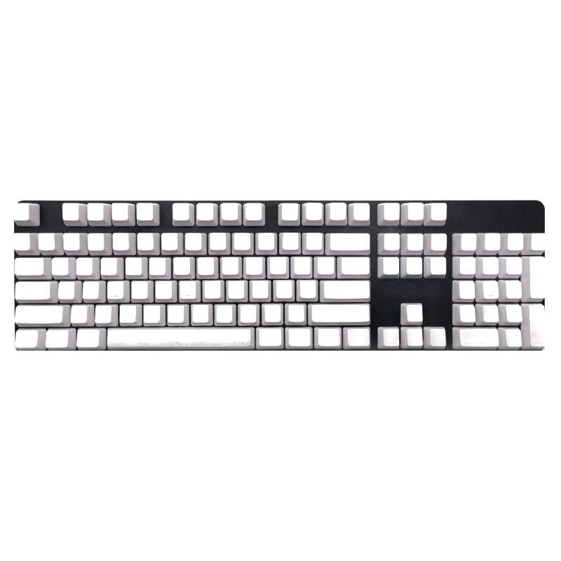 Mechanical Keyboard Laser PBT Keycap White No Words