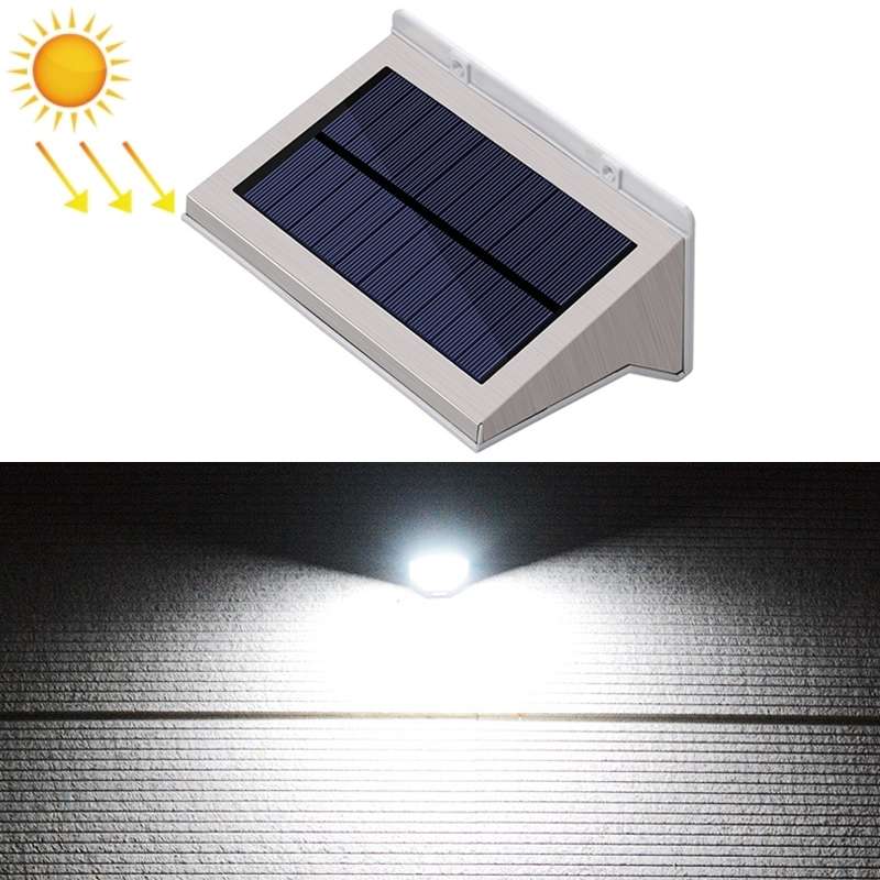 Outdoor Solar Body Sensing LED Lighting Wall Light(Warm White Light)
