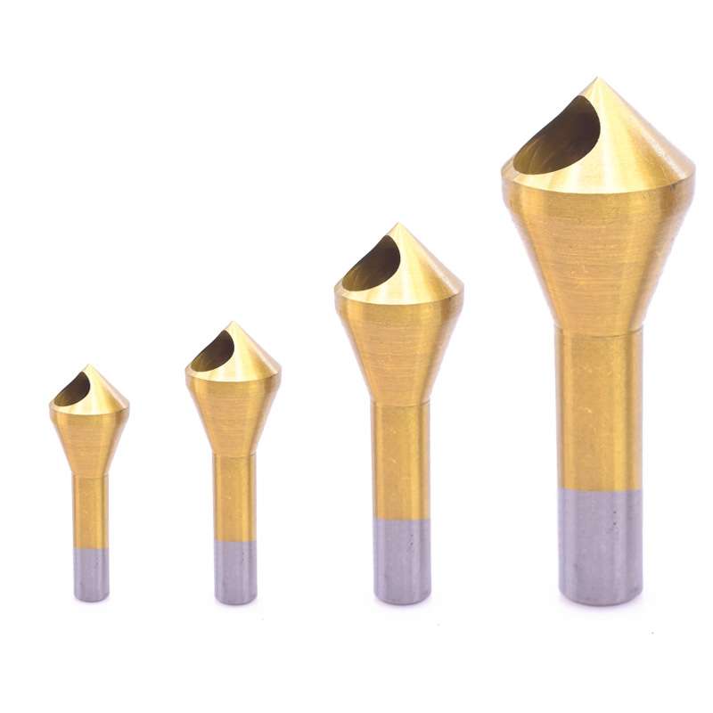 4 PCS / Set High-Speed Steel 90 Degree Renovation Interpolation Panel Chamfered Knife