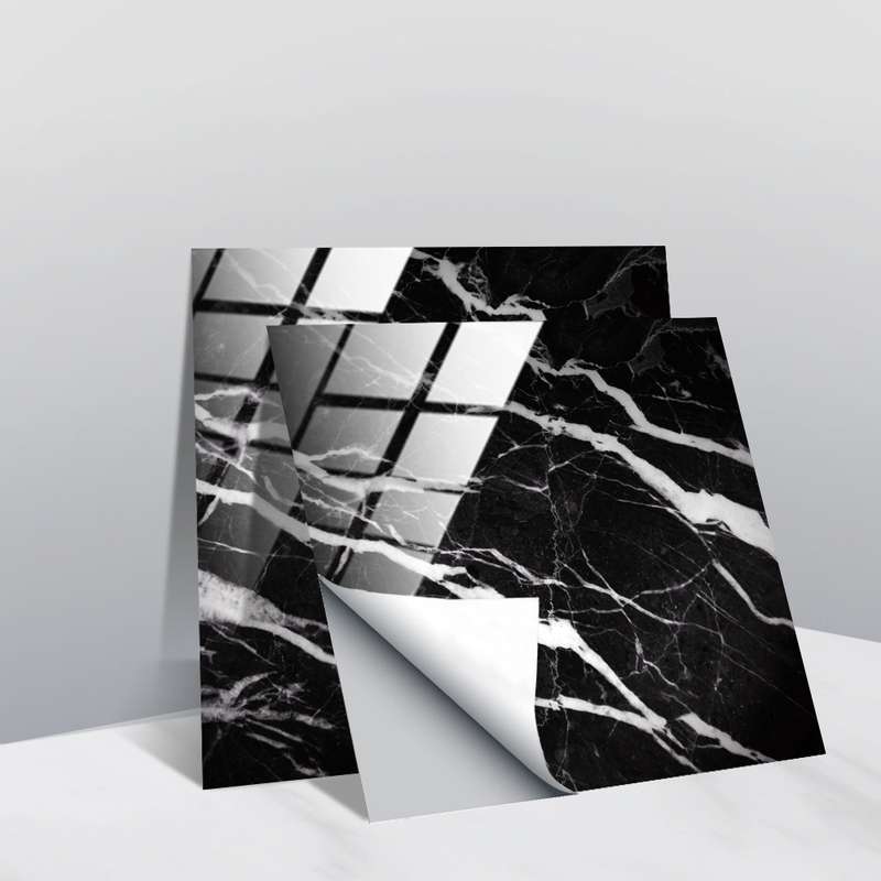 20 PCS 10cm PVC Crystal Covered Film Geometric Pattern Tile Wall Sticker(TS226)