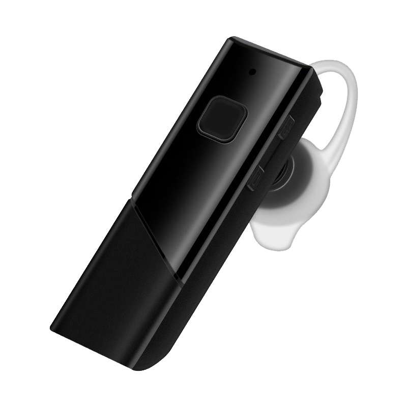 Single Ear 4.2 Bluetooth Headset Stereo HIFI Sports Wireless Bluetooth Headset(A2 Black)