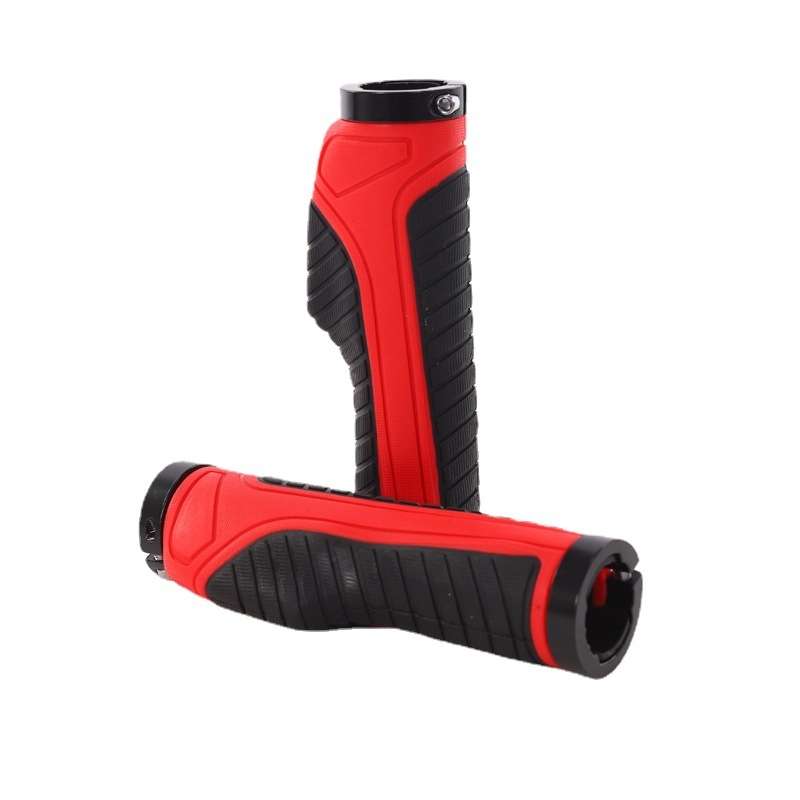 1 Pair Bicycle MTB Bike Handlebar Grips Rubber Anti-Slip Racing Bike Grip(Grey)