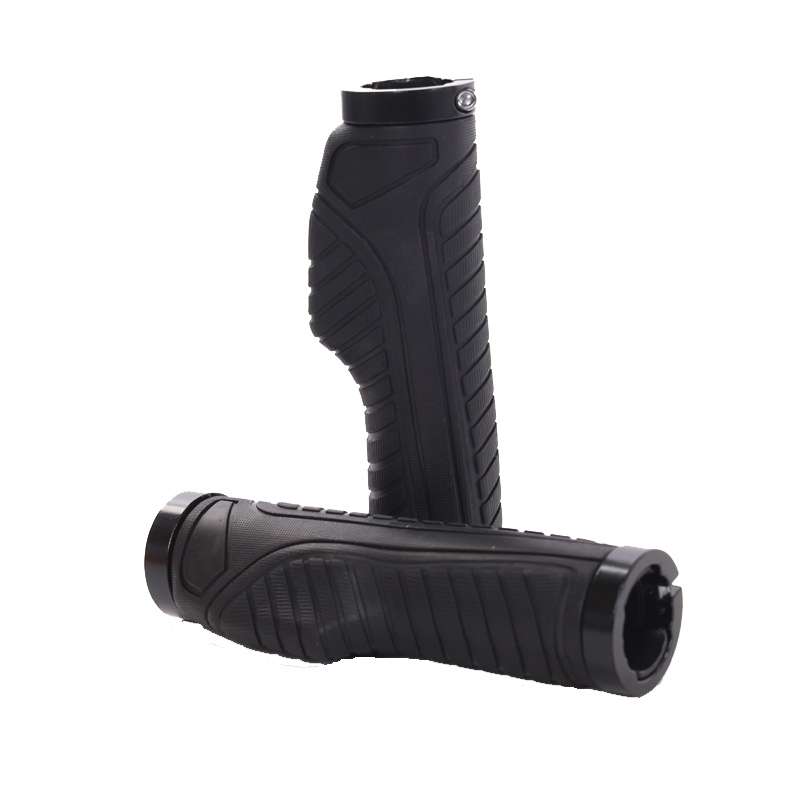 1 Pair Bicycle MTB Bike Handlebar Grips Rubber Anti-Slip Racing Bike Grip(Grey)