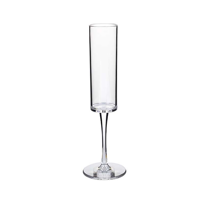 165ml Household Acrylic Champagne Glasses(Black)