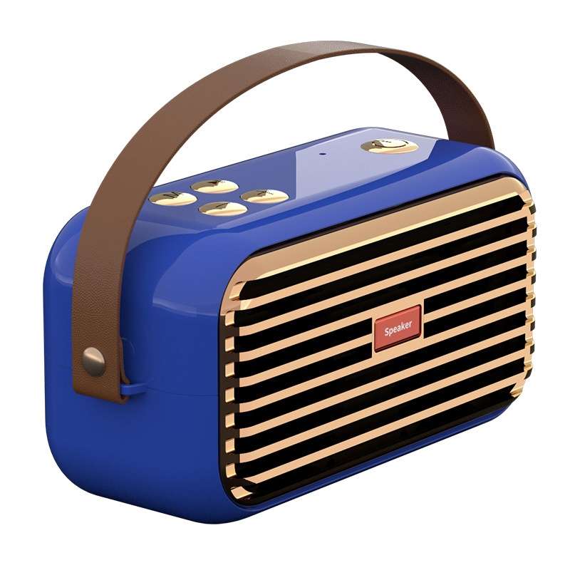 X7 Outdoor Portable Dual Speaker Wireless Bluetooth Retro Portable Speaker(Red)