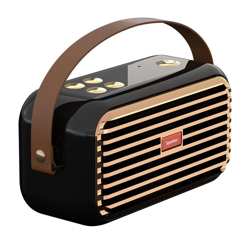 X7 Outdoor Portable Dual Speaker Wireless Bluetooth Retro Portable Speaker(Red)