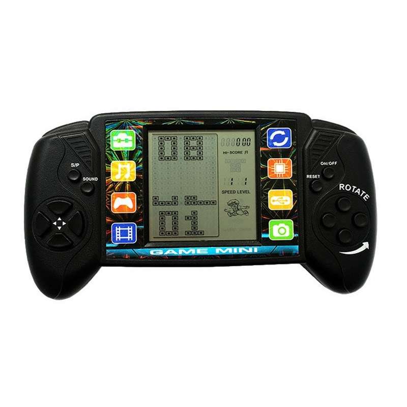 Large Screen Children Handheld Game Console Electronic Toys(Pink)