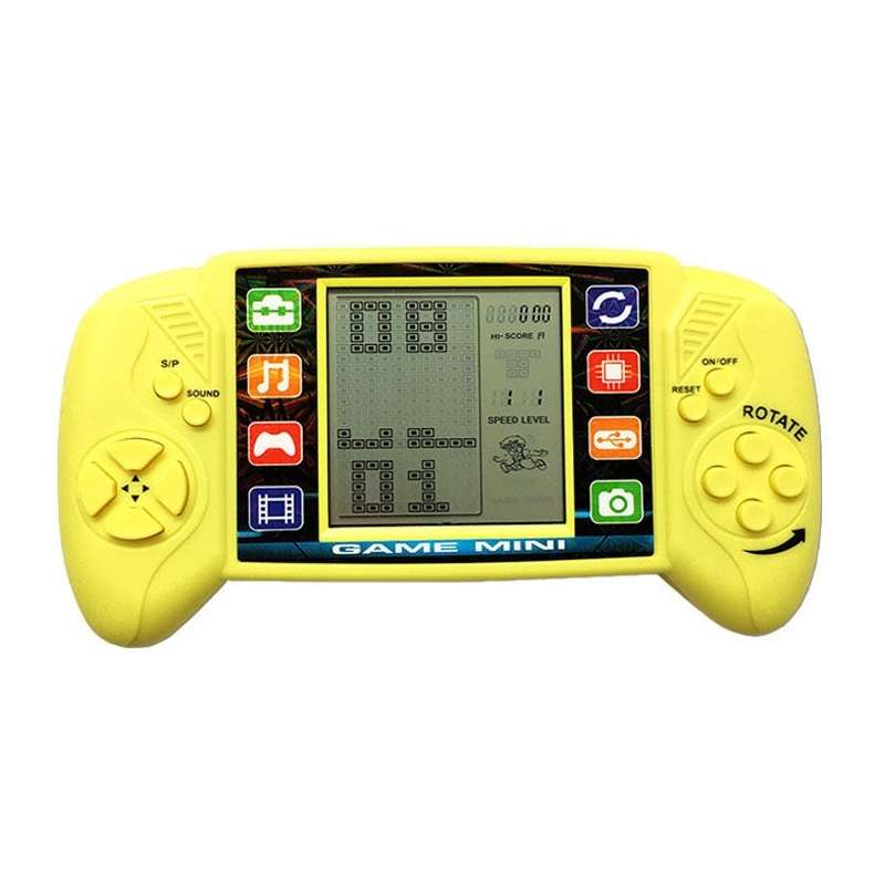 Large Screen Children Handheld Game Console Electronic Toys(Pink)