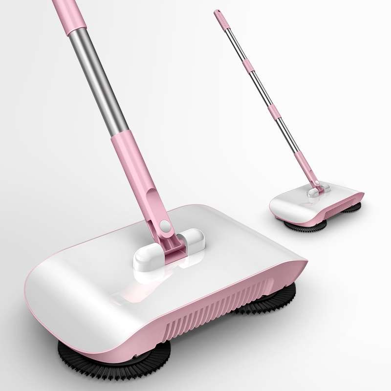 X2 Gear-assisted Walk-behind Sweeper, Specification: with 3 Rags(Blue)