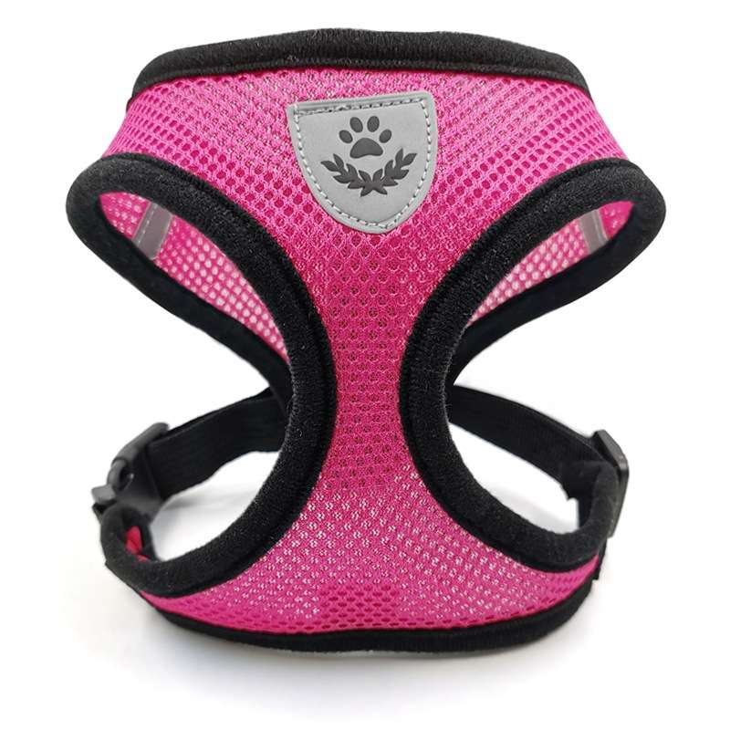 Pet Chest Strap Small Medium Dog Cat Breathable Dog Walking Vest, Size: L Chest Back(Blue)