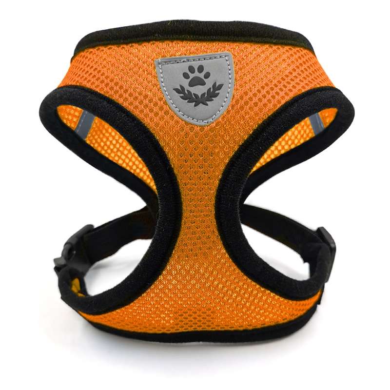 Pet Chest Strap Small Medium Dog Cat Breathable Dog Walking Vest, Size: L Chest Back(Blue)