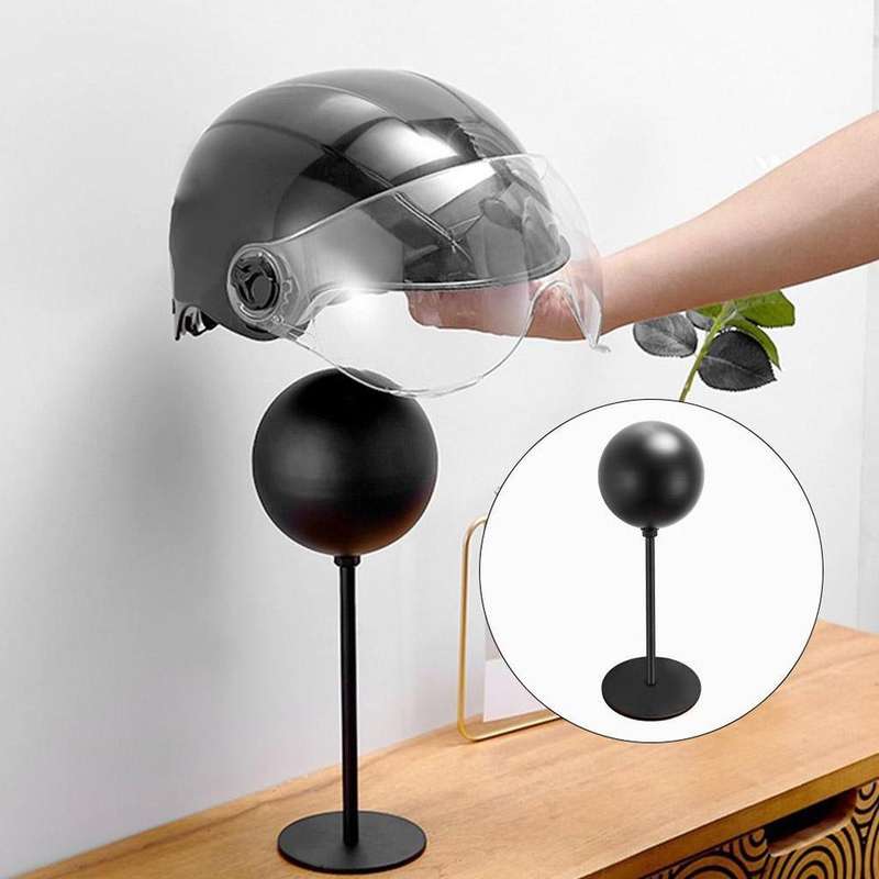 Motorcycle Helmet Rack Hat Storage Rack Suitable for Various Helmets(Wall Mount)