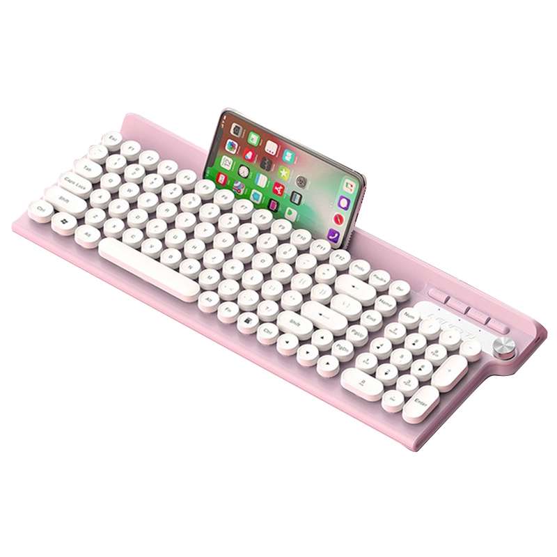LANGTU L3 102 Keys Anti-Spill Silent Office Wired Mechanical Keyboard, Cable Length: 1.5m(Black)