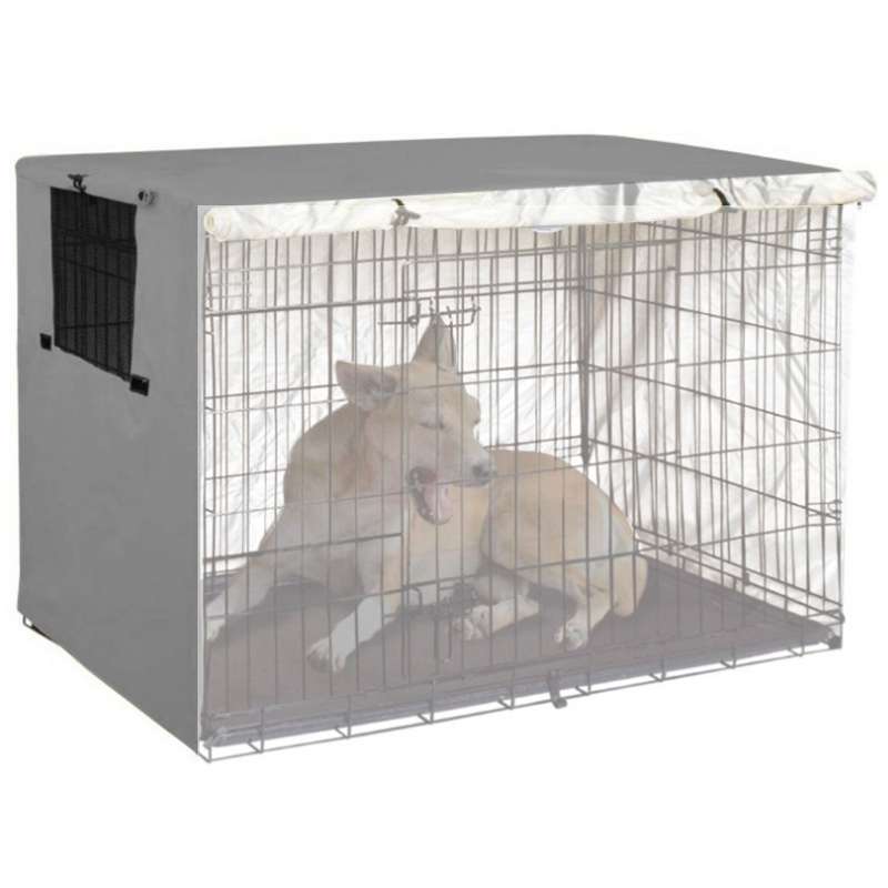 Oxford Cloth Pet Cage Cover Outdoor Furniture Dustproof Rainproof Sunscreen Cover, Size: 109x74x76cm