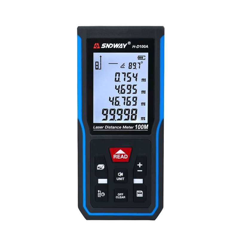 SNDWAY H-D100A Handheld Laser Rangefinder Infrared Measuring Instrument, Distance: 100m