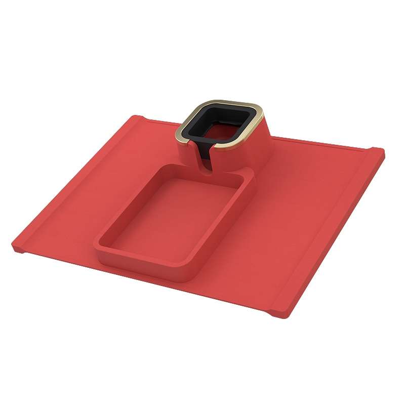 Sofa Armrest Car Seat Armrest Silicone Coaster Heat Insulation Anti-scalding Cup Holder(Black)