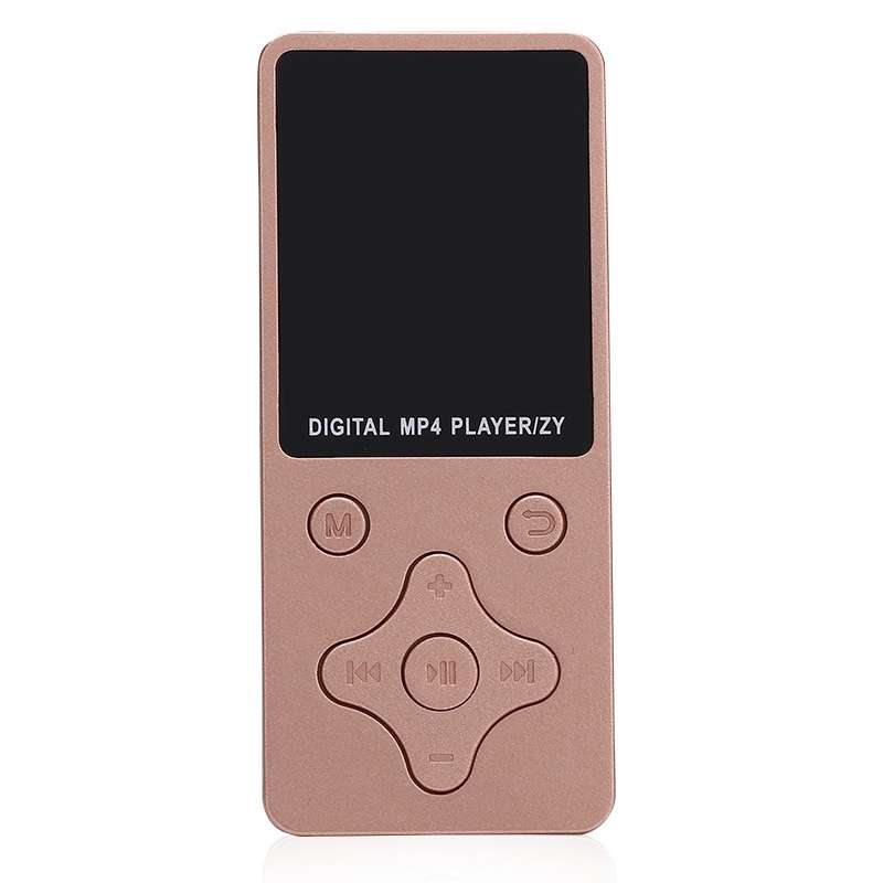 T68 Card Lossless Sound Quality Ultra-thin HD Video MP4 Player(Black)