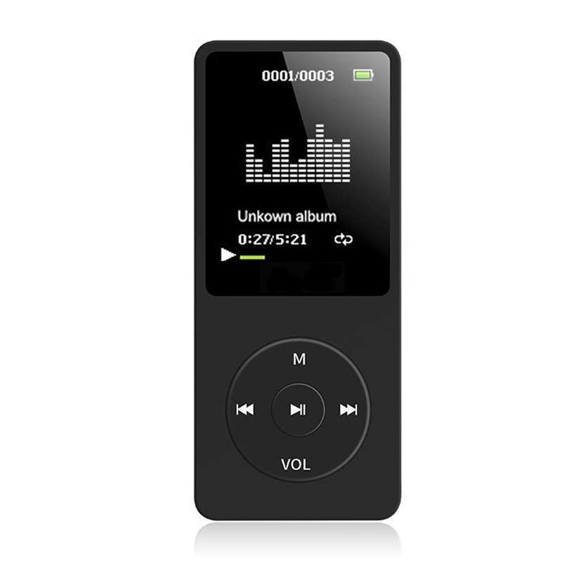 Card Ultra-thin Lossless MP4 Player With Screen(Gold)