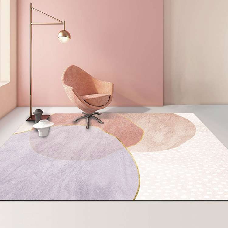 Modern Abstract Geometric Living Room Rug Coffee Table Cushion, Size: 120x160cm(01)
