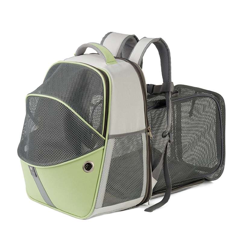 LDLC QS-067 Outdoor Breathable Can Expand Portable Pet Bag(Gray)