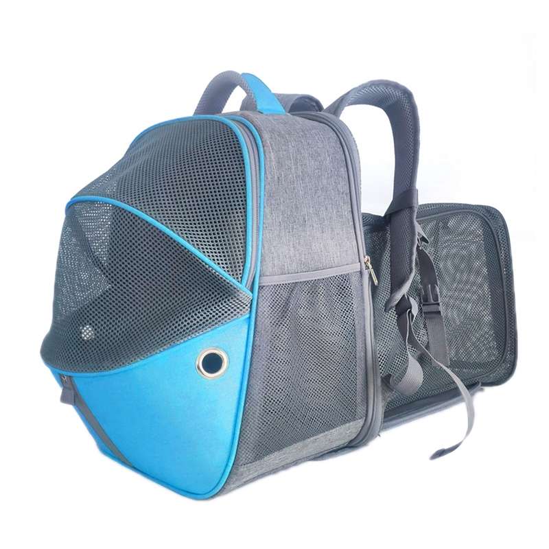 LDLC QS-067 Outdoor Breathable Can Expand Portable Pet Bag(Gray)