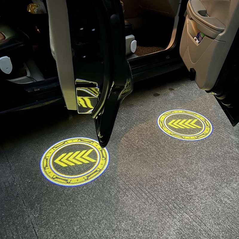 LED Infrared Induction Car Door Welcome Light Night Projection Ambient Light, Specification: Honor (