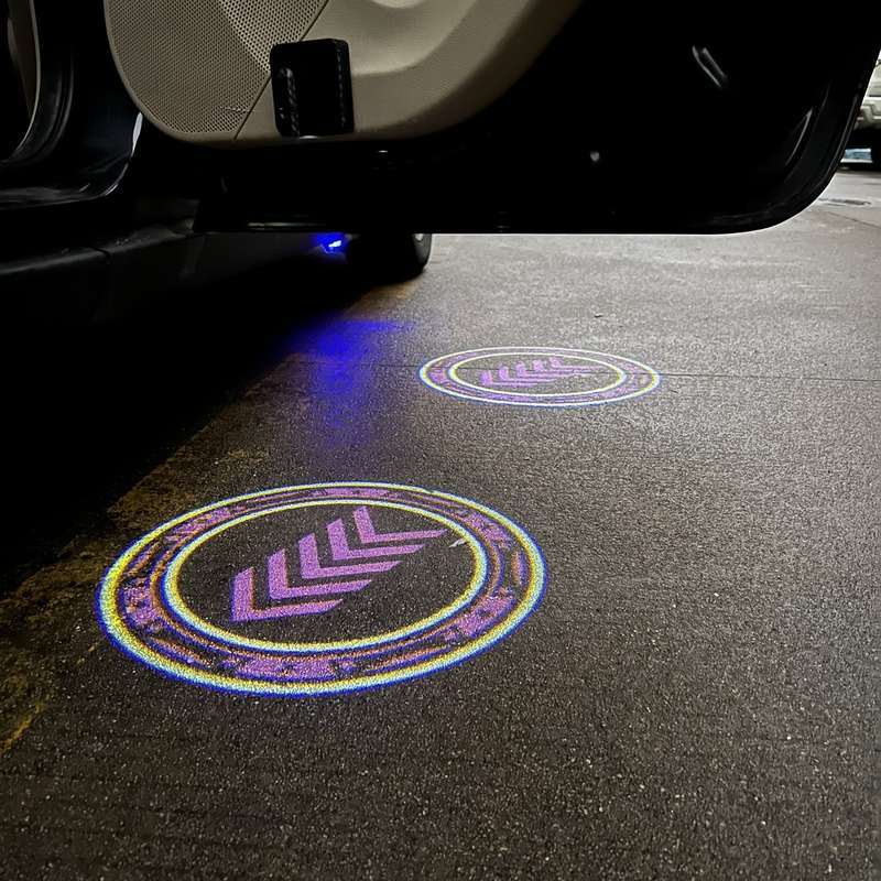 LED Infrared Induction Car Door Welcome Light Night Projection Ambient Light, Specification: Honor (