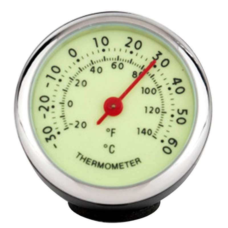 Car Night Light Thermometer Humidity Meter Mechanical Mini Ornament(Thermometer)