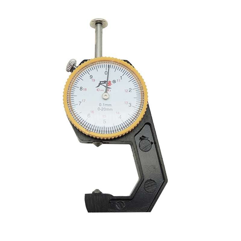 CHIXI Handheld Thickness Gauge Paper Thickness Gauge, Specification: Ordinary 0-20mm Pointed Head