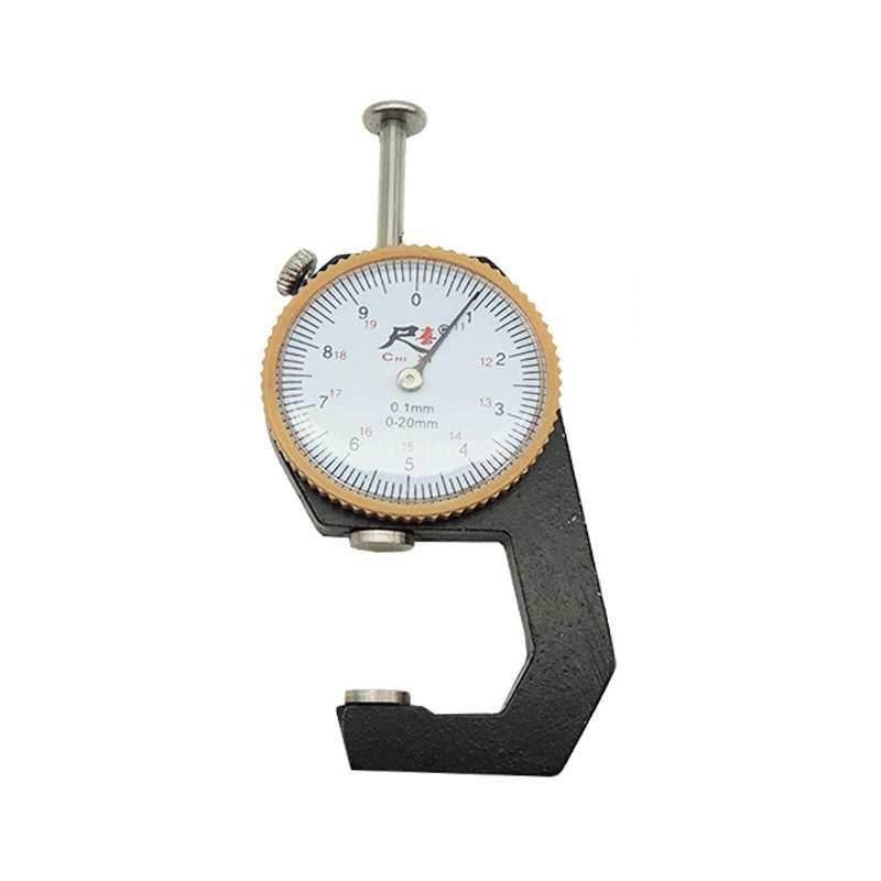 CHIXI Handheld Thickness Gauge Paper Thickness Gauge, Specification: Ordinary 0-20mm Flat Head