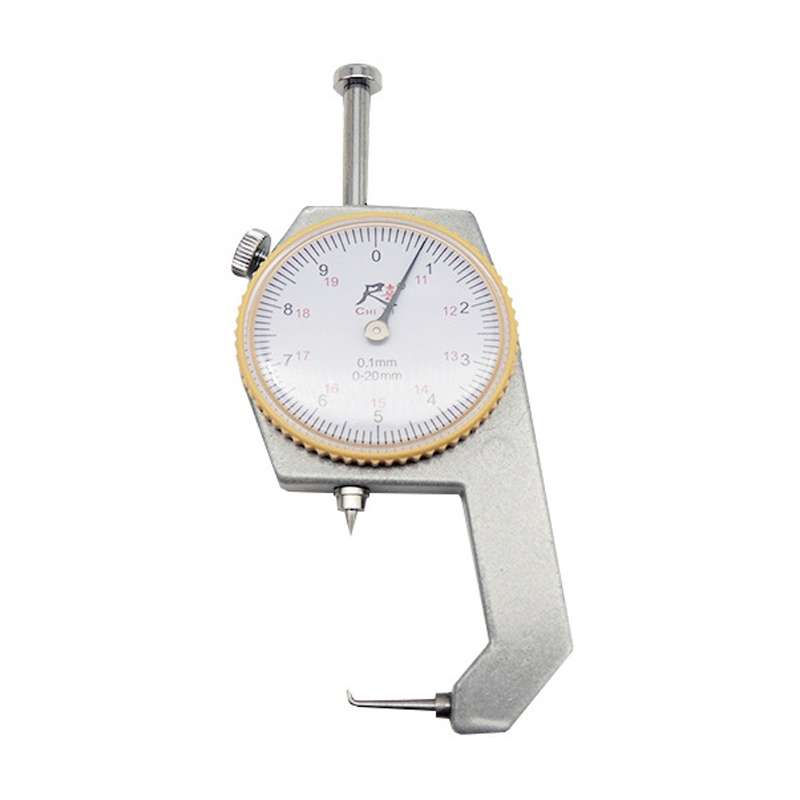 CHIXI Handheld Thickness Gauge Paper Thickness Gauge, Specification: Mid-range 0-20mm Curved Point