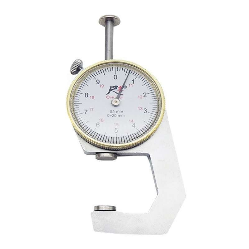 CHIXI Handheld Thickness Gauge Paper Thickness Gauge, Specification: Boutique 0-20mm Flat Head