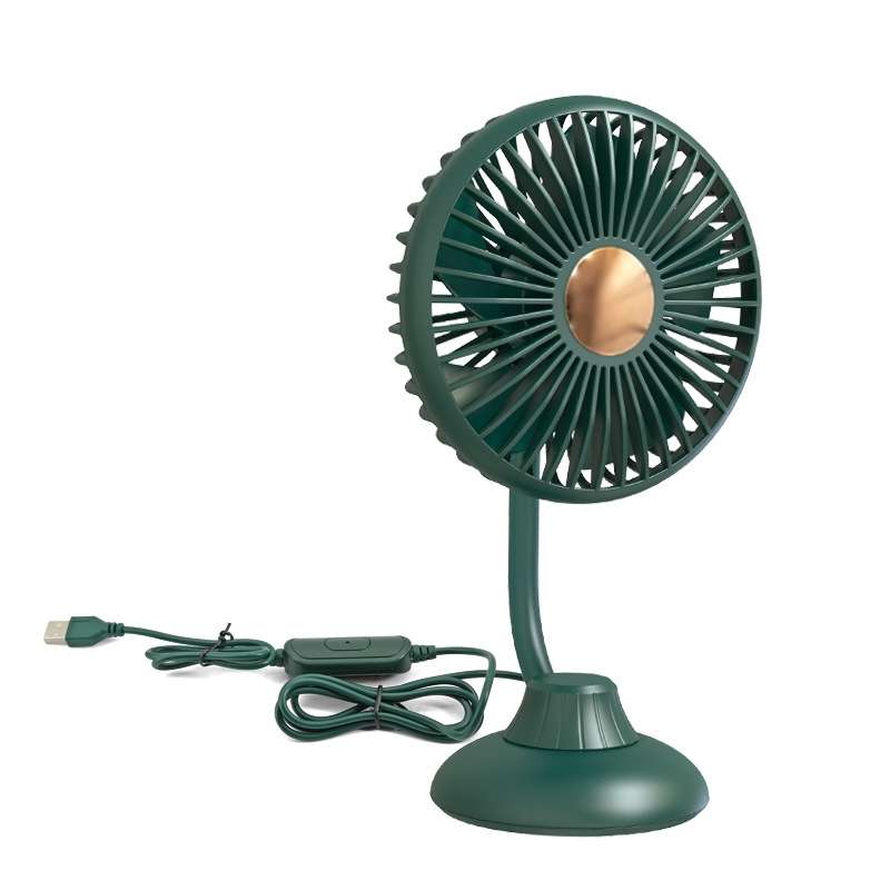 F502 Mini Hose Small Fan Car USB Fan(Black)