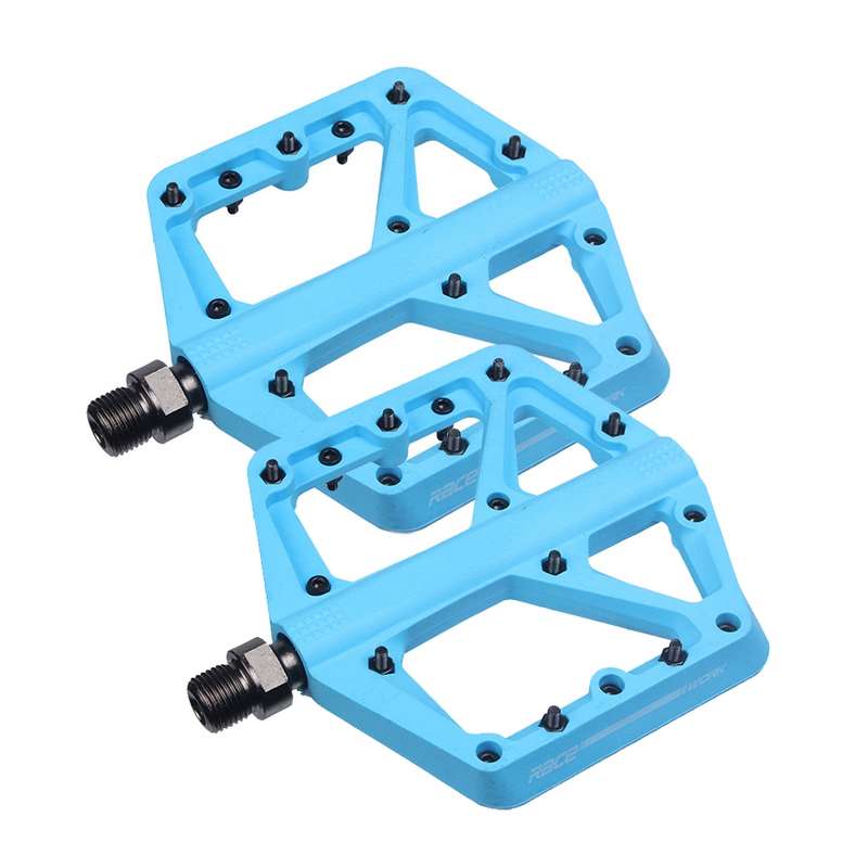 RACEWORK RK66 Mountain Bike Nylon Fiber Pedals(Grey)