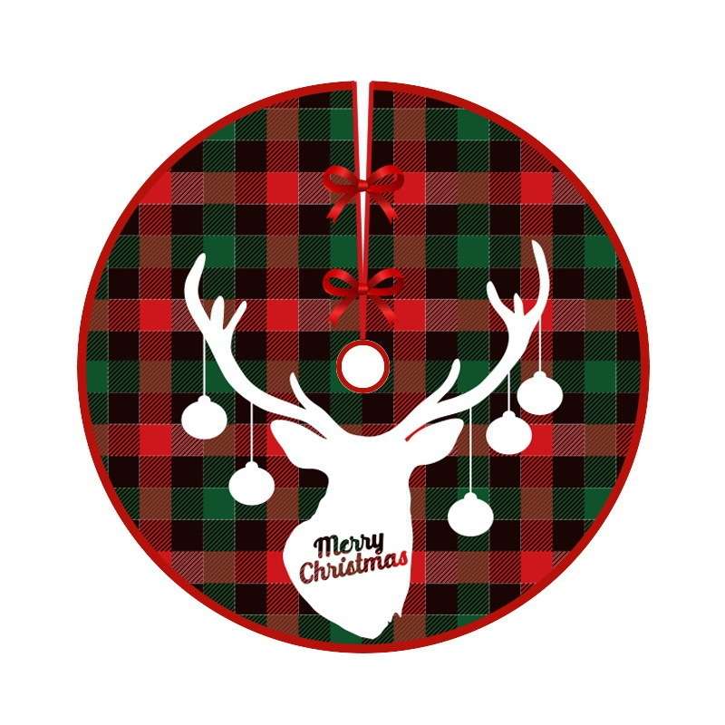Christmas Tree Skirt Carpet Tree Bottom Cover Cloth Mat(006)