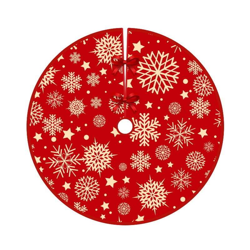 Christmas Tree Skirt Carpet Tree Bottom Cover Cloth Mat(006)